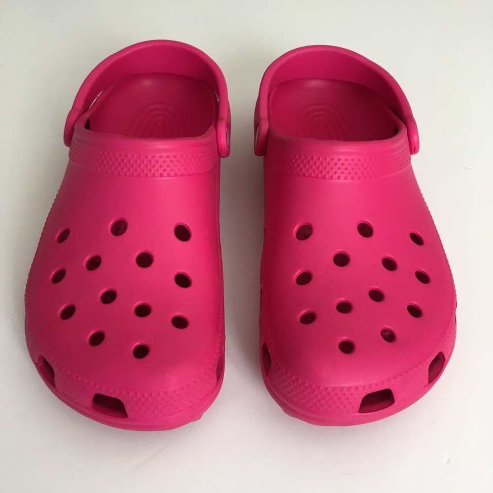 Crocs Pink Made in Italy Ladies 10 Mens 8